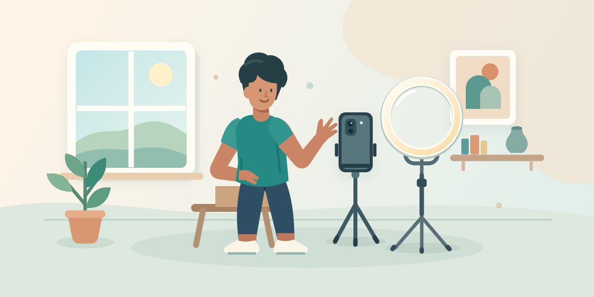 How to Grow a TikTok Account in Nigeria Without Buying Fake Followers — filming